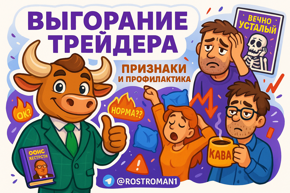    Выгорание трейдера: 7 скрытых симптомов, из-за которых вы теряете деньги и шансы РоСТ | Роман о Системном Трейдинге