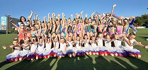    Спортсмены отделения гимнастики. / ФОТО из архива спортшколы «Юность» Администратор