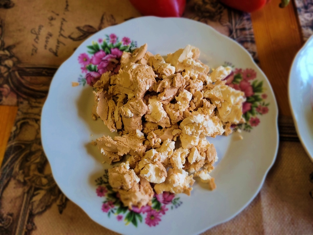 Творог из топленного молока, печной