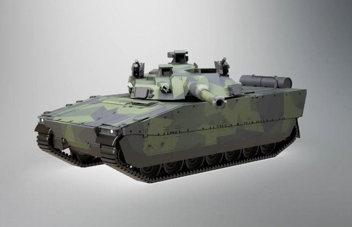    Представлен новый легкий танк CV90120 с мощной 120-мм пушкой