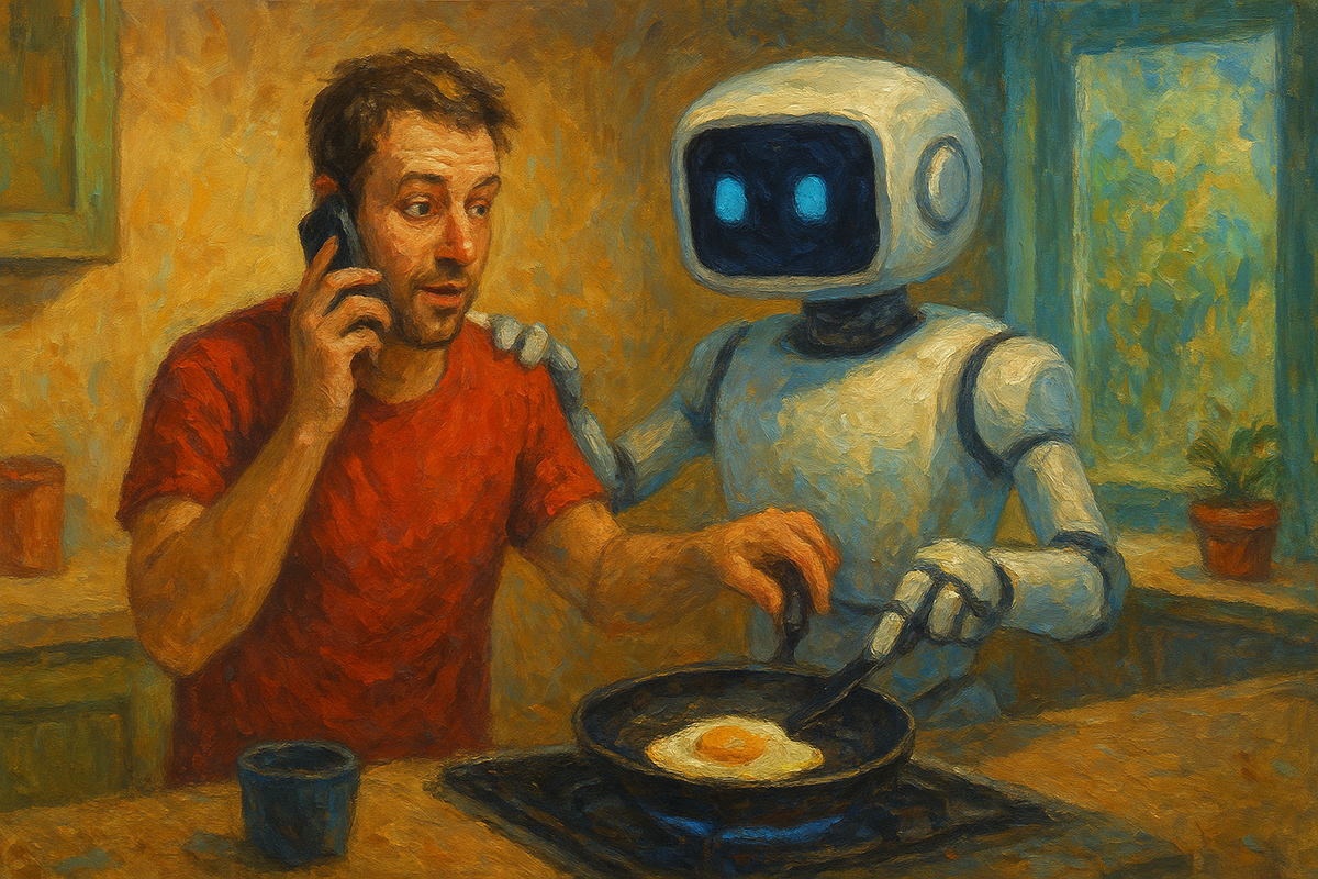 Как ИИ-агенты перевернут вашу повседневную жизнь (и, возможно, ваш холодильник). Создано ИИ