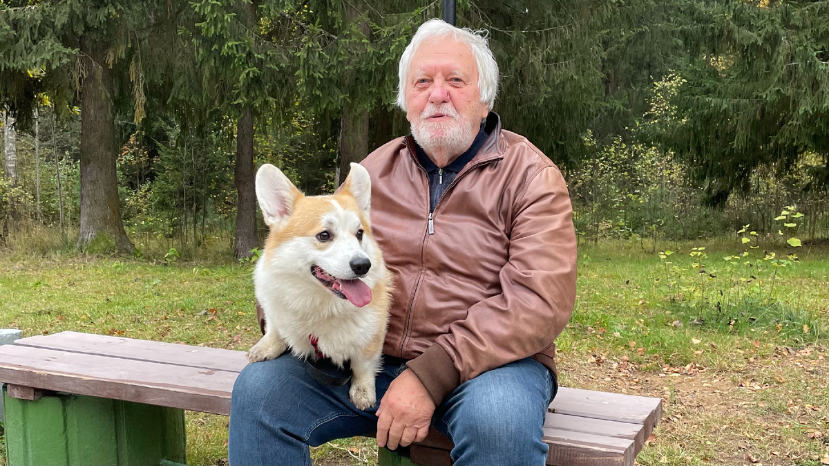 В.Н. Добрынин с Филей