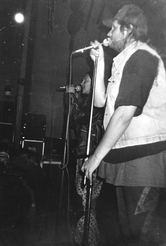 П. Молчанов и А. Минаев. Начало 90х гг. Фото с сайта Радио "Ракурс".