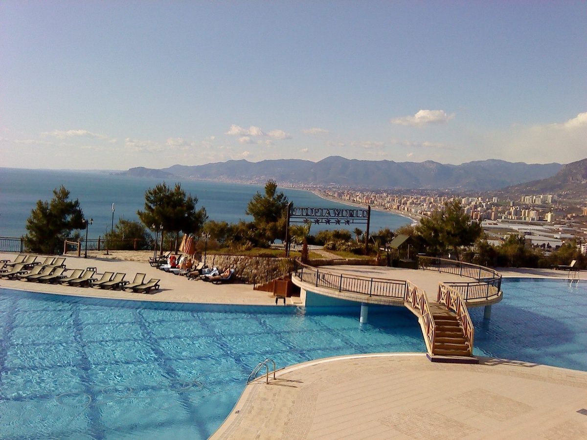Отличнейший отель UTOPIA WORLD, Алания, Турция, март, 2012