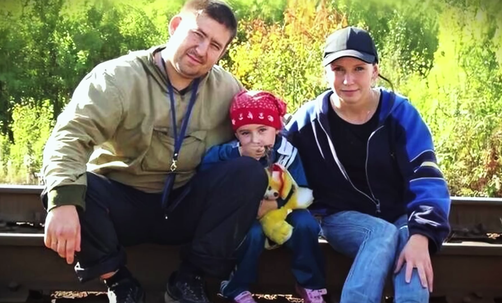 Фотография Кати с родителями