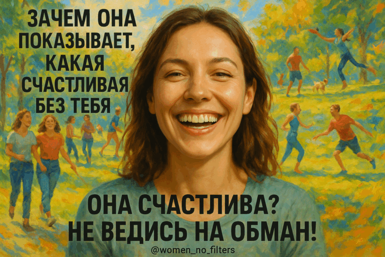    Она счастлива? Не ведись на обман! admin