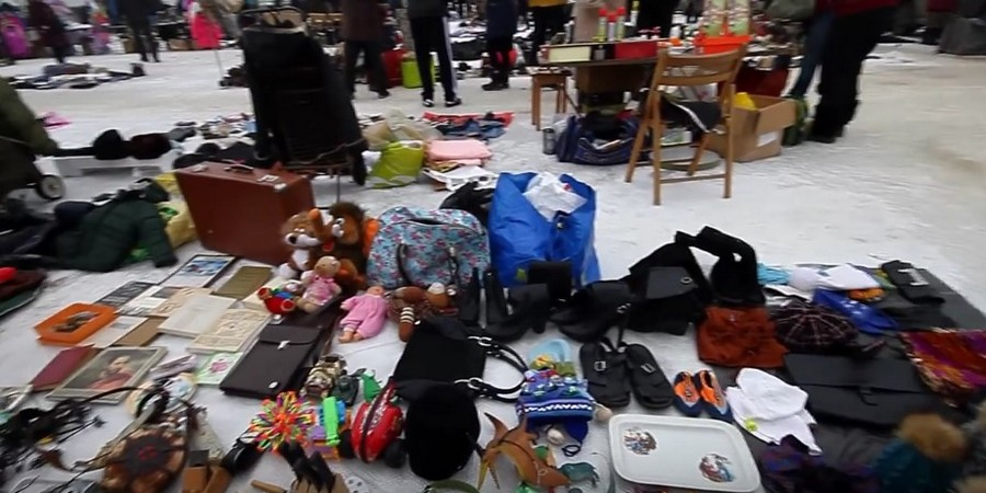 Блошиный рынок «Левша» в Москве, (источник: news.day.az)