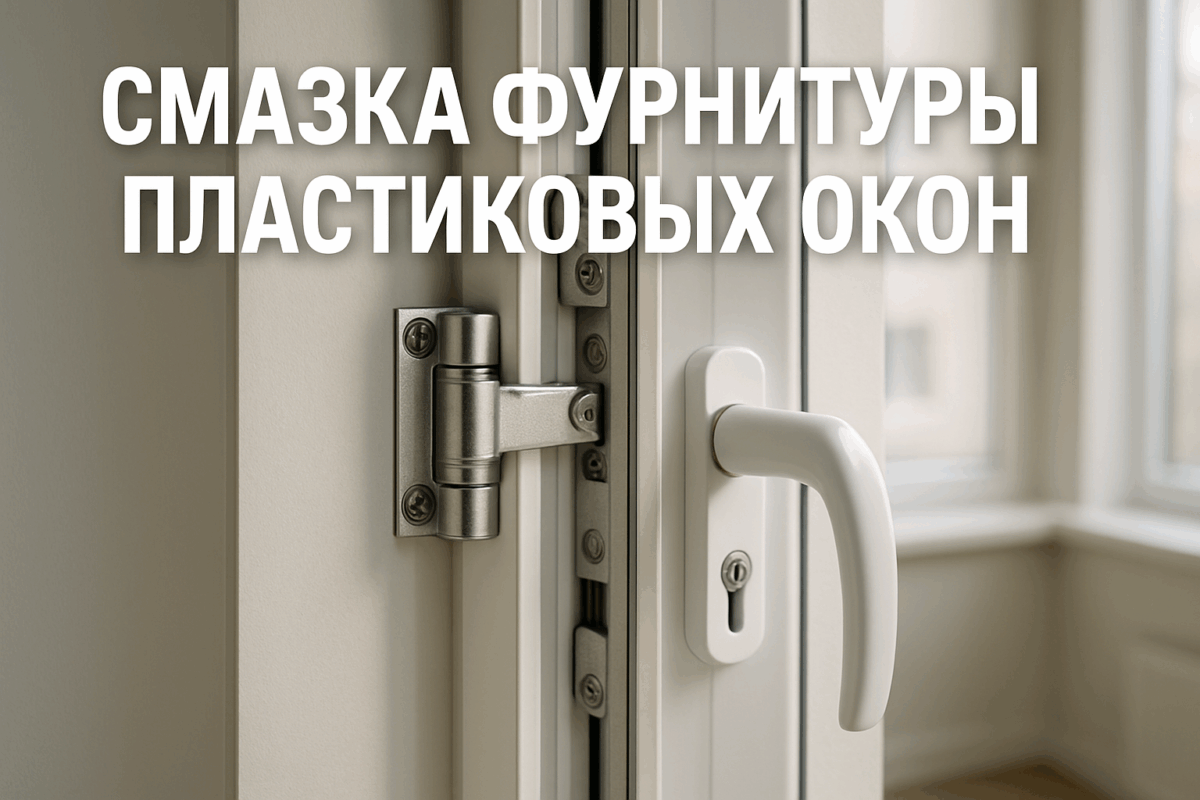    Как смазать фурнитуру пластиковых окон правильно Михаил Юрьевич