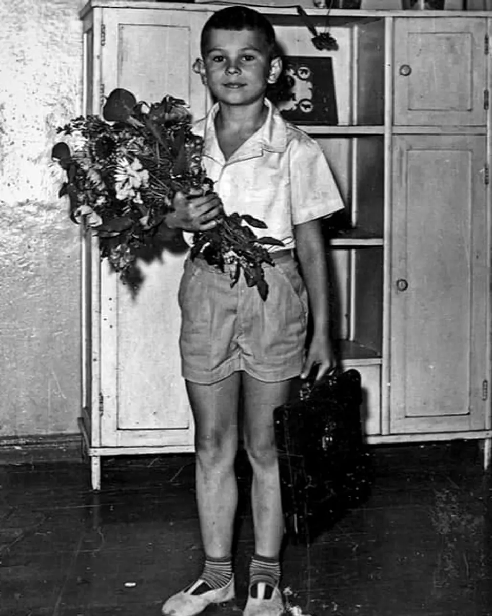 Алексей Балабанов в детстве.