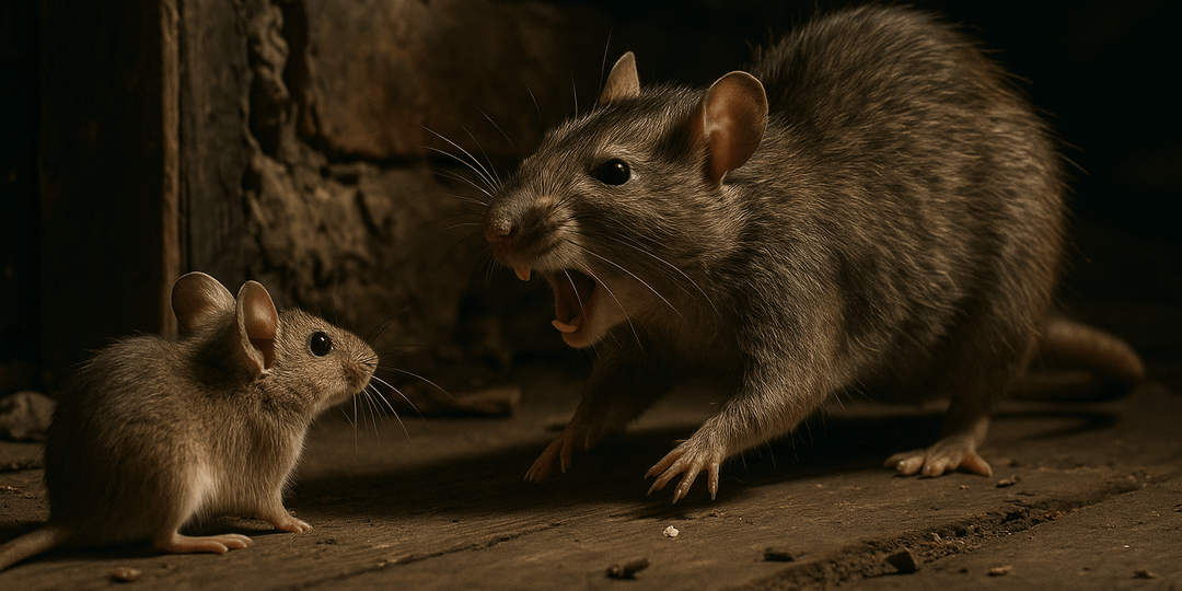 Почему в городах почти нет мышей, а крыс полным-полно? Невидимая война в подвалах