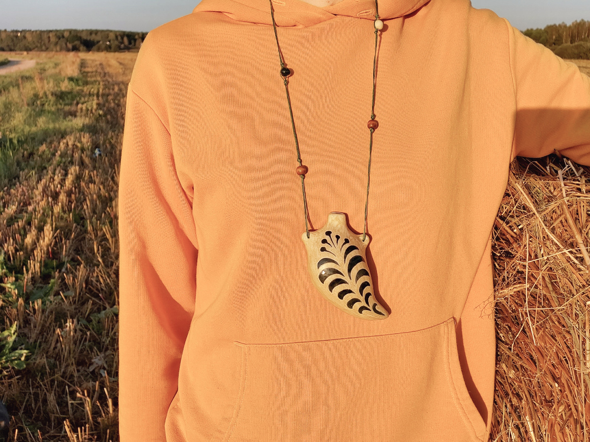 Окарину легко брать с собой в поездки и на прогулку