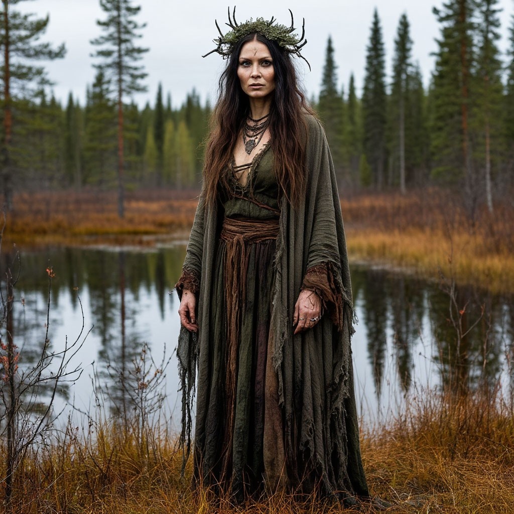 Вот эта девушка больше похожа на хозяйку тундры