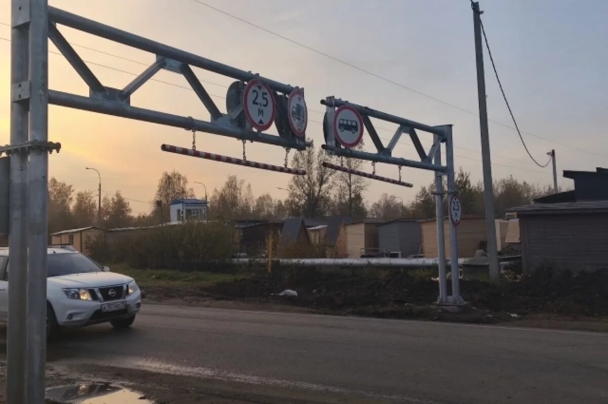    В Ивняках Ярославской области восстановили ограничитель для большегрузов