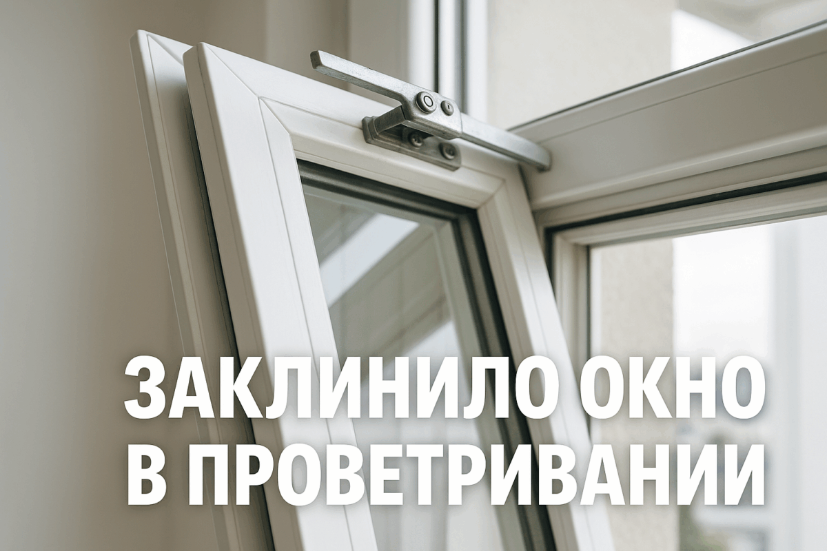    Заклинило окно в режиме проветривания — экстренное открытие Михаил Юрьевич