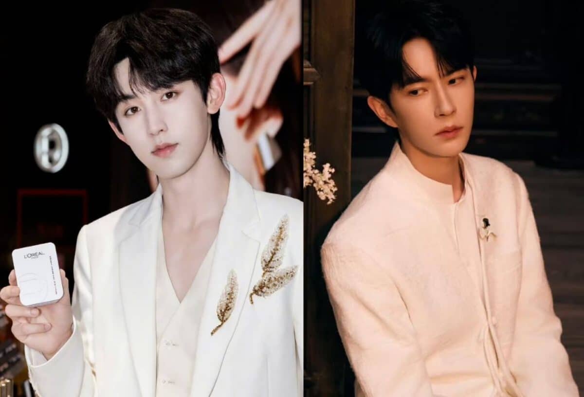    Слева на снимке актёр Го Цзюнь Чэнь, справа — Юй Мэн Лун.