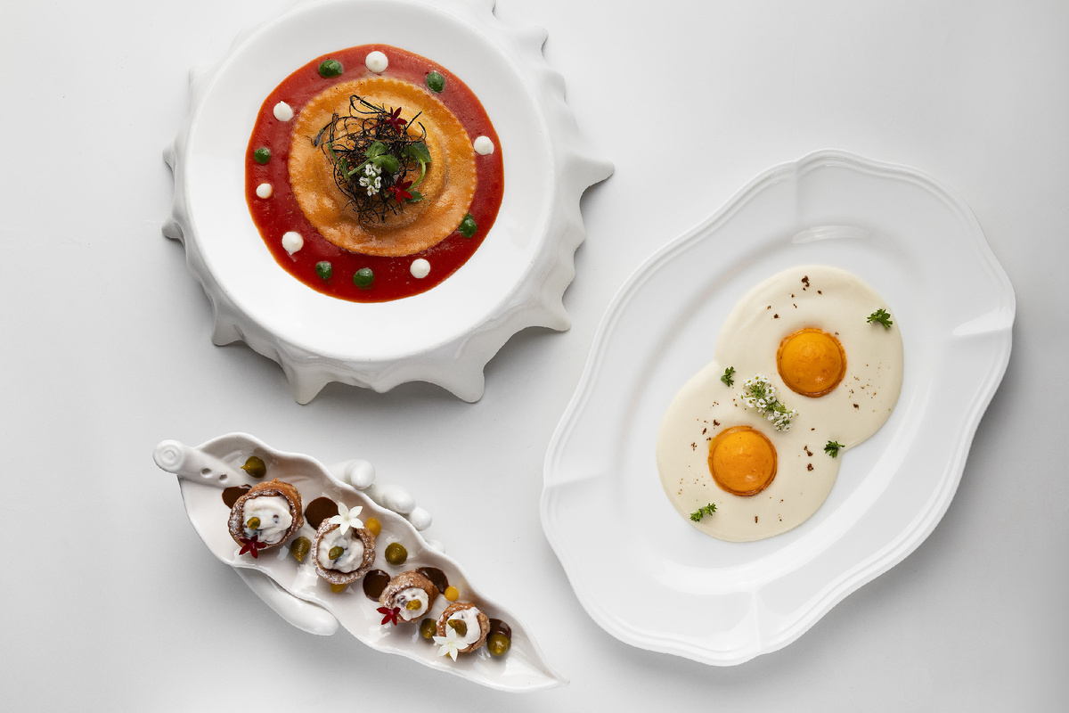 Дегустационный сет в ресторане Balzi Rossi