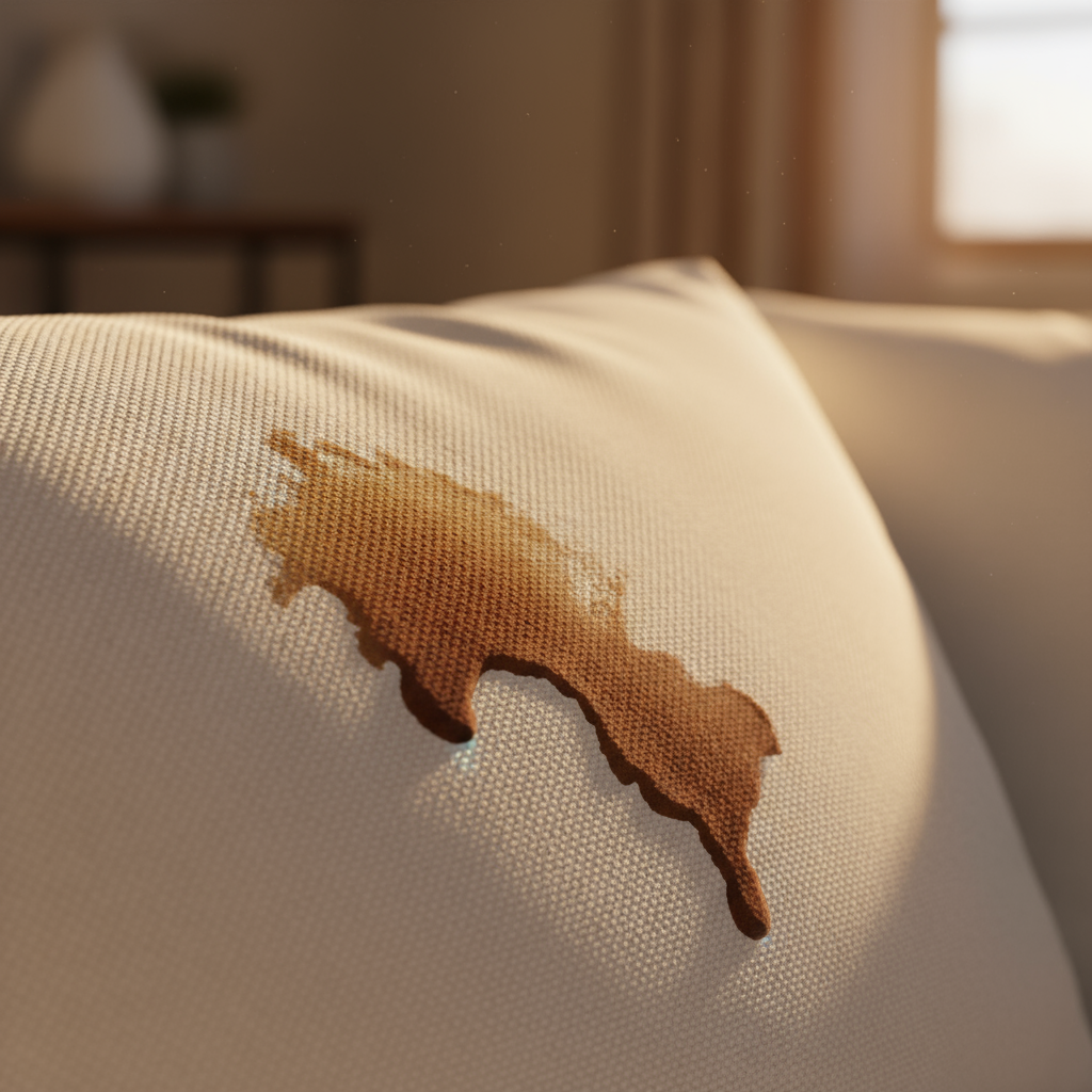 Кофе на обивке - это обидно!