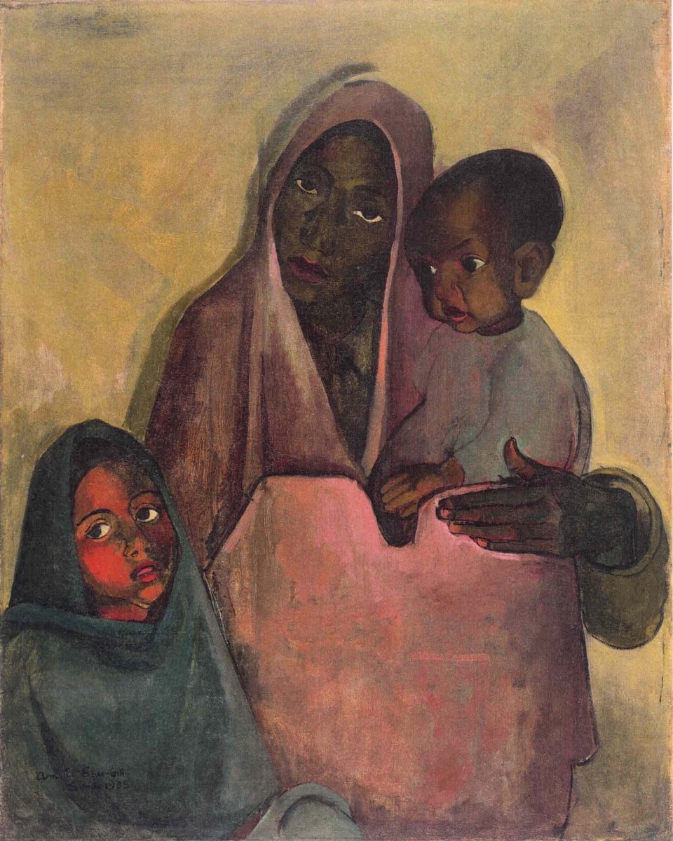 «Индия-Мать», Амрита Шер-Гил, 1935, Национальная галерея современного искусства, Нью-Дели