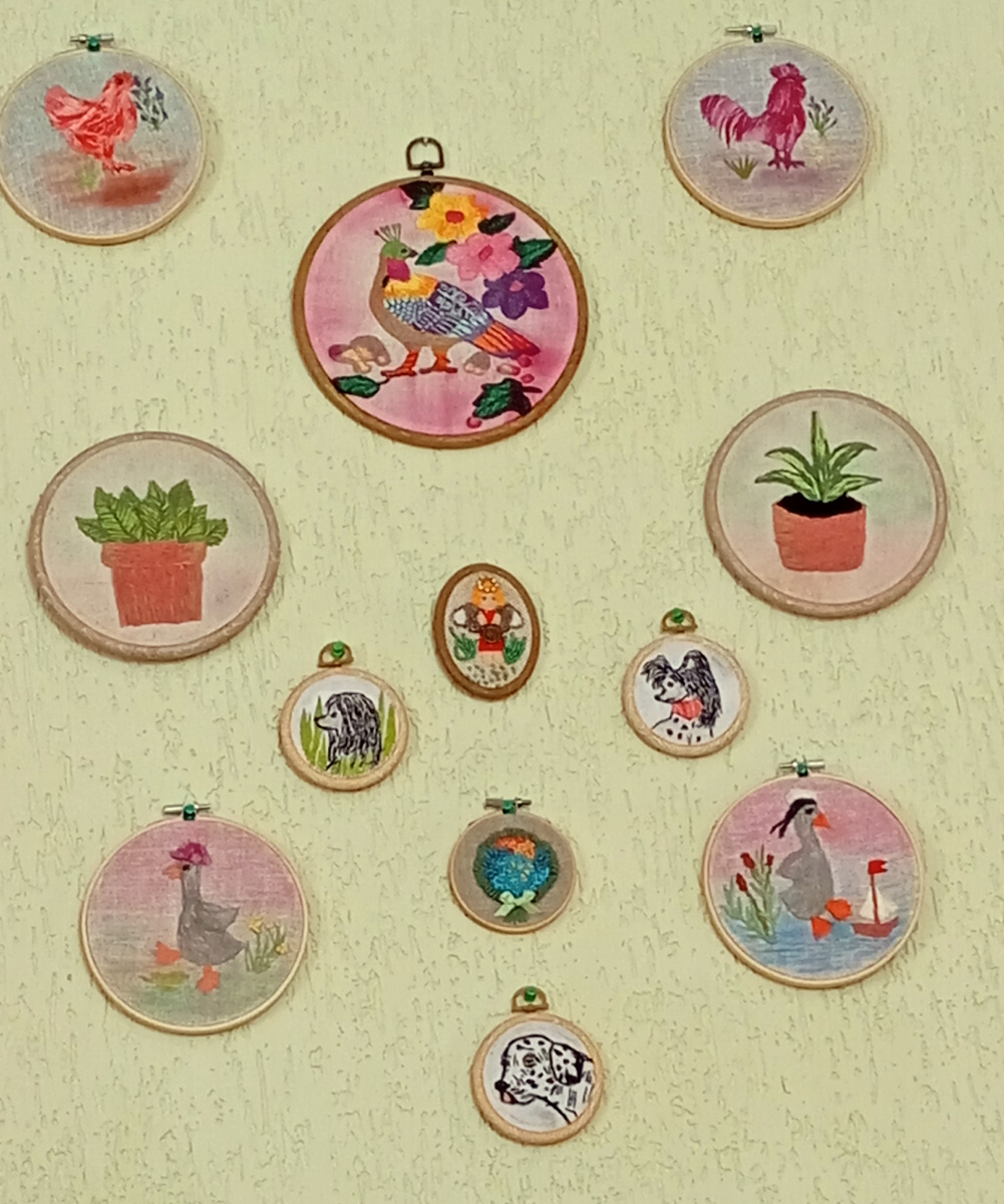 Хочется вышить что-то новогоднее, последняя вышивка гуси, да всё руки не доходят воплотить новую вышивку. 