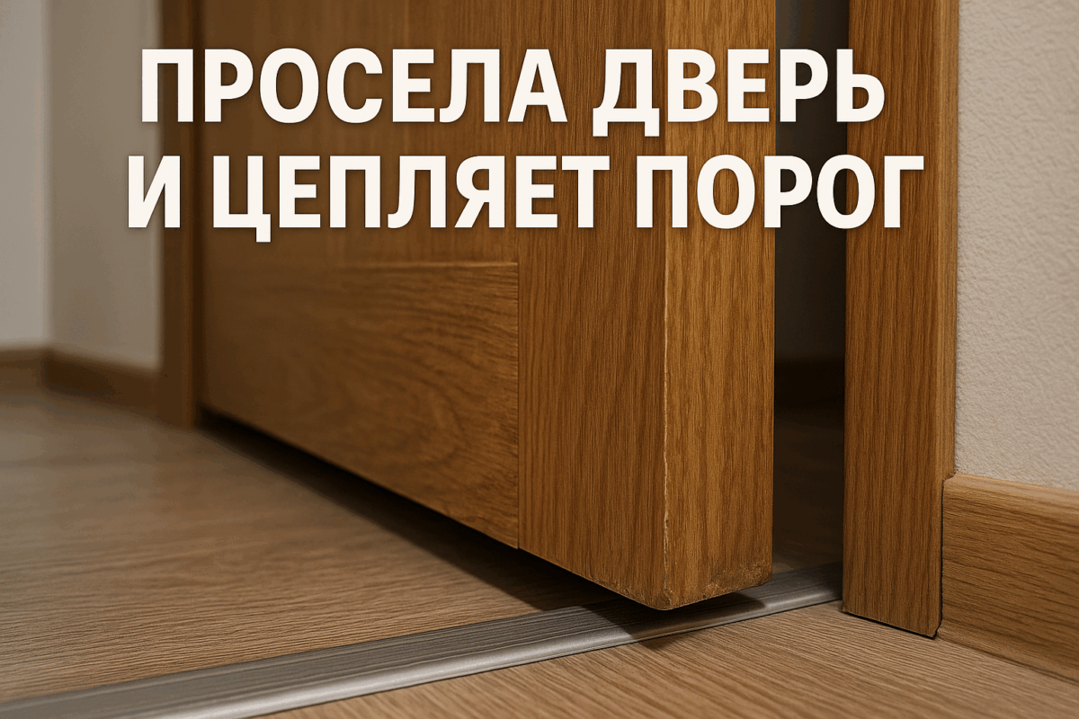    Просела дверь и цепляет порог — как приподнять Михаил Юрьевич