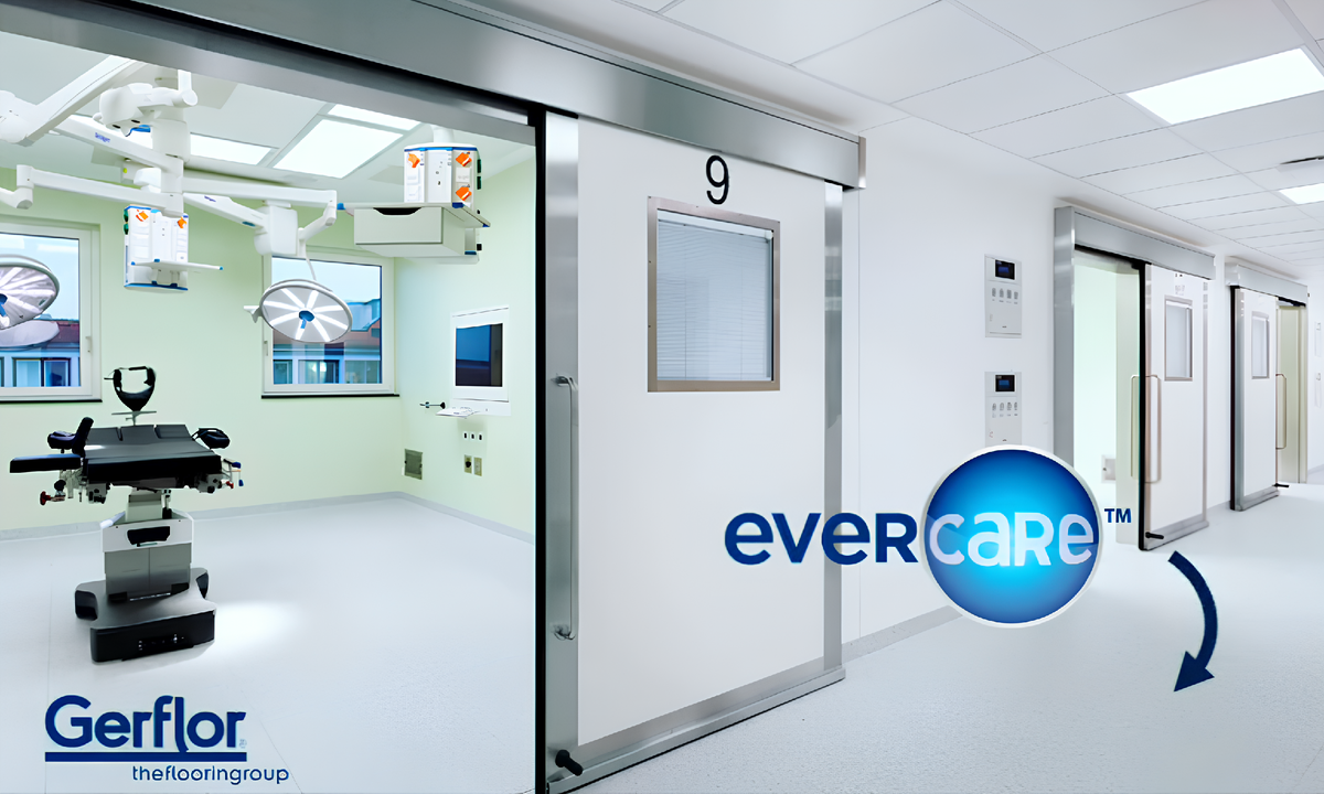 EVERCARE™: эксклюзивное запатентованное покрытие Gerflor, стойкость и эксплуатационные характеристики которого достигаются путем сшивания с помощью УФ-лазера.