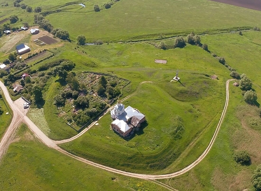 Место, где располагался детинец города Глебова