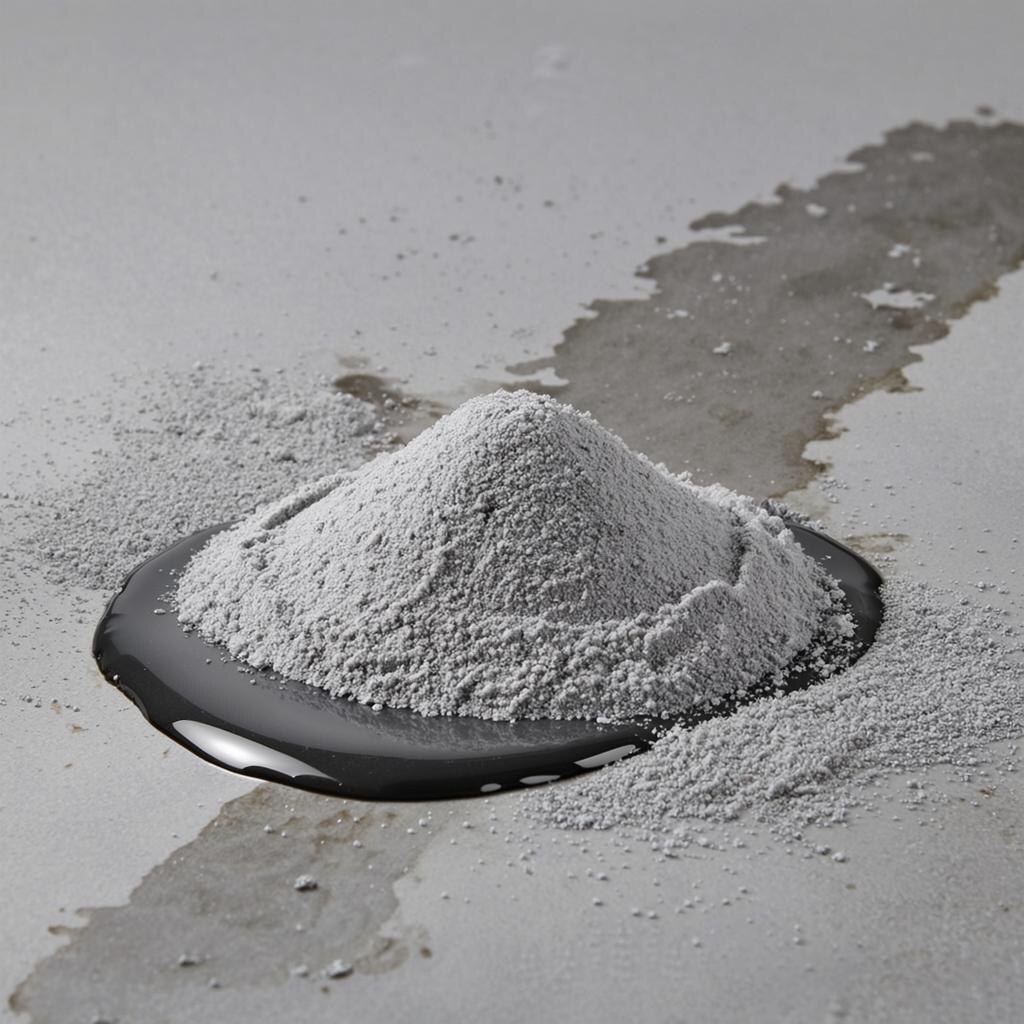 Как собрать разлив масла?