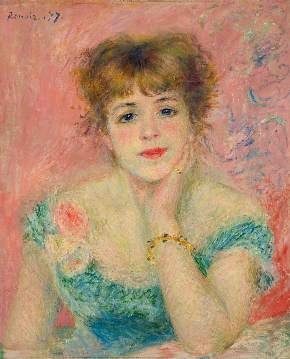 Пьер Огюст Ренуар. Портрет Жанны Самари