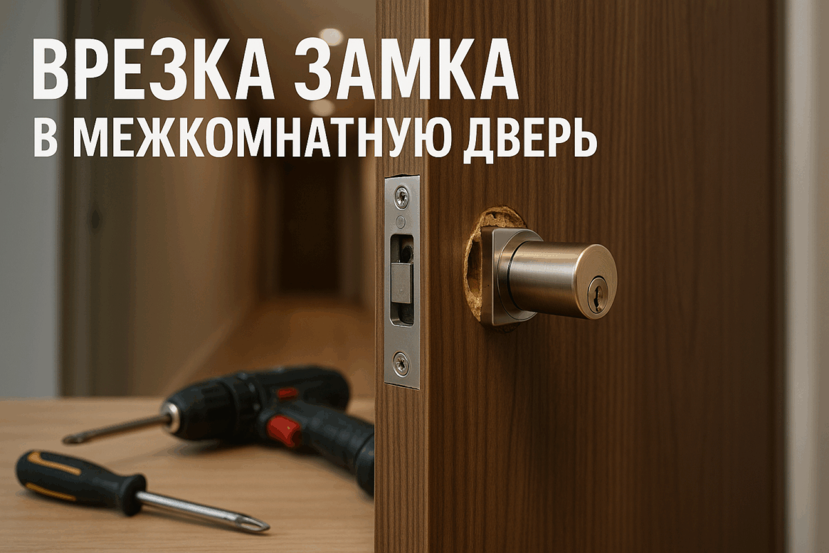    Как врезать замок в межкомнатную дверь самостоятельно Михаил Юрьевич