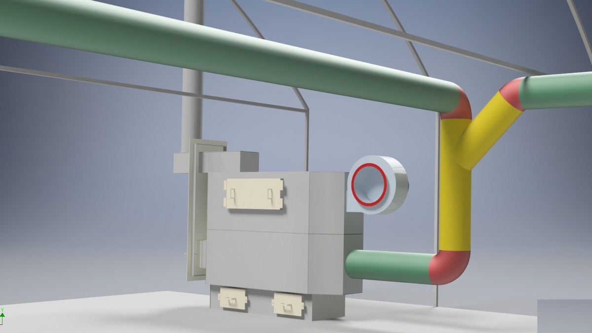 Теплогенератор для воздушного отопления