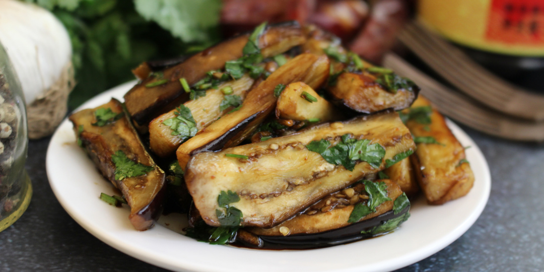 Закуска из баклажанов в соевом соусе