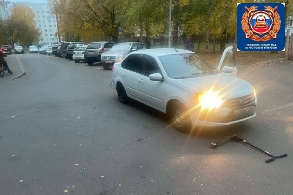    ДТП произошло на Набережночелнинском проекте. Фото: Госавтоинспекция Набережных Челнов