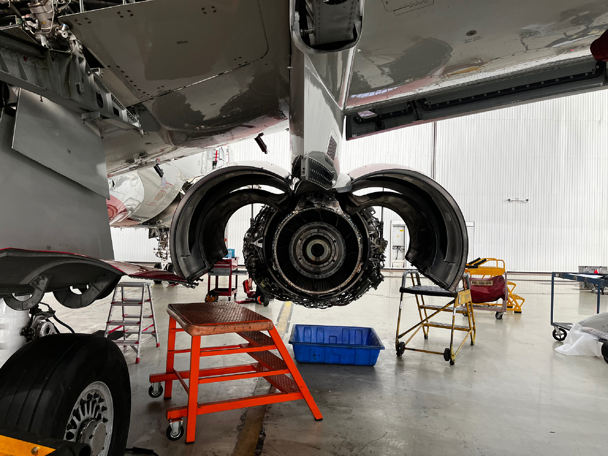 Двигатель SaM146 на самолете SSJ100