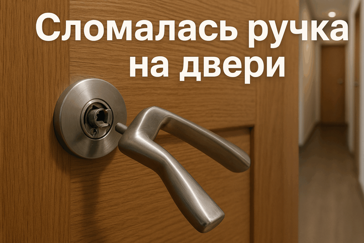    Сломалась ручка на двери — замена без вызова мастера Михаил Юрьевич