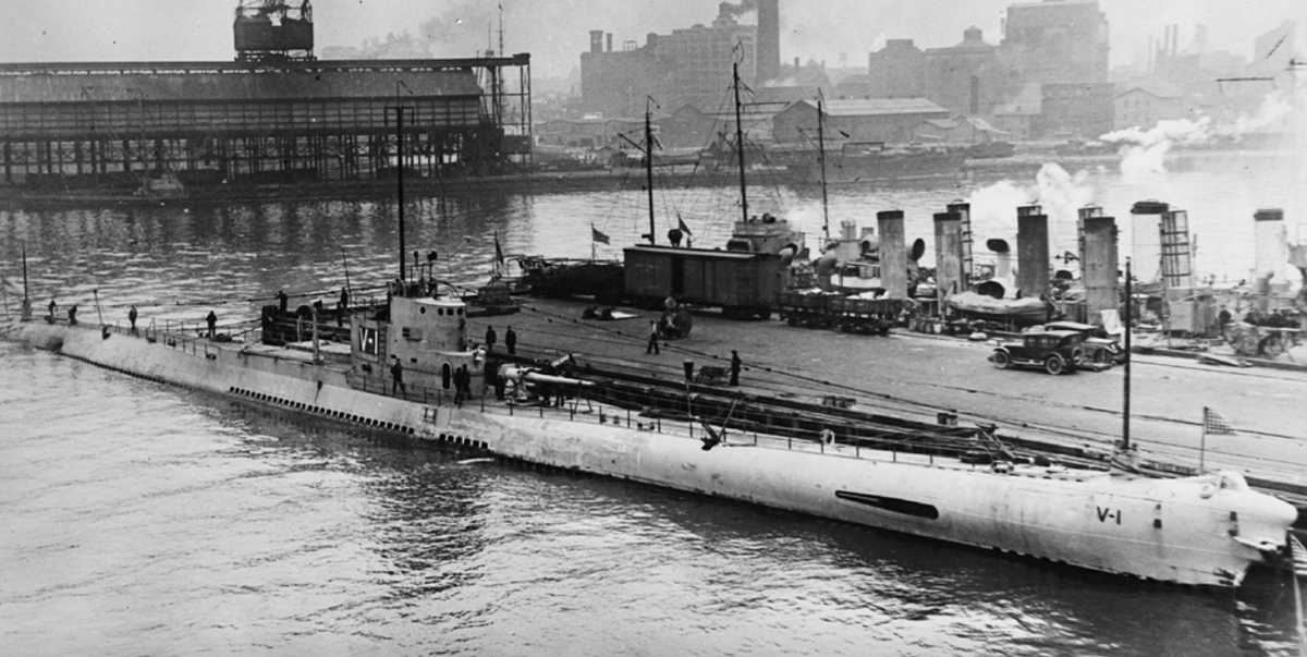 Американская подводная лодка SS-163 «Барракуда» (V-1)