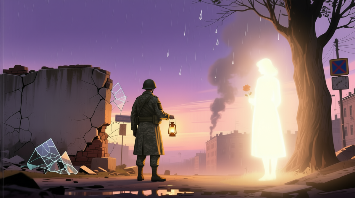 Пой, гармоника, вьюге назло, заплутавшее счастье зови. Мне в холодной землянке тепло от моей негасимой любви. (А. А. Сурков)