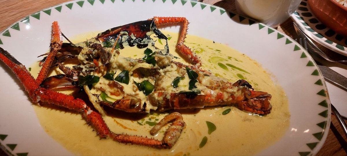 Индийская креветка с кокосовой глазурью