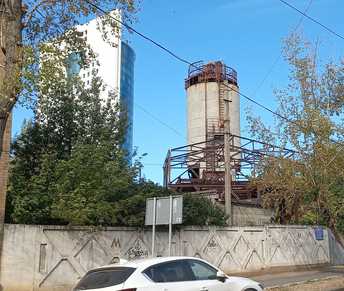 Донецкое метро. Строительно-технологическая площадка №20. Фото октябрь 2025 г.