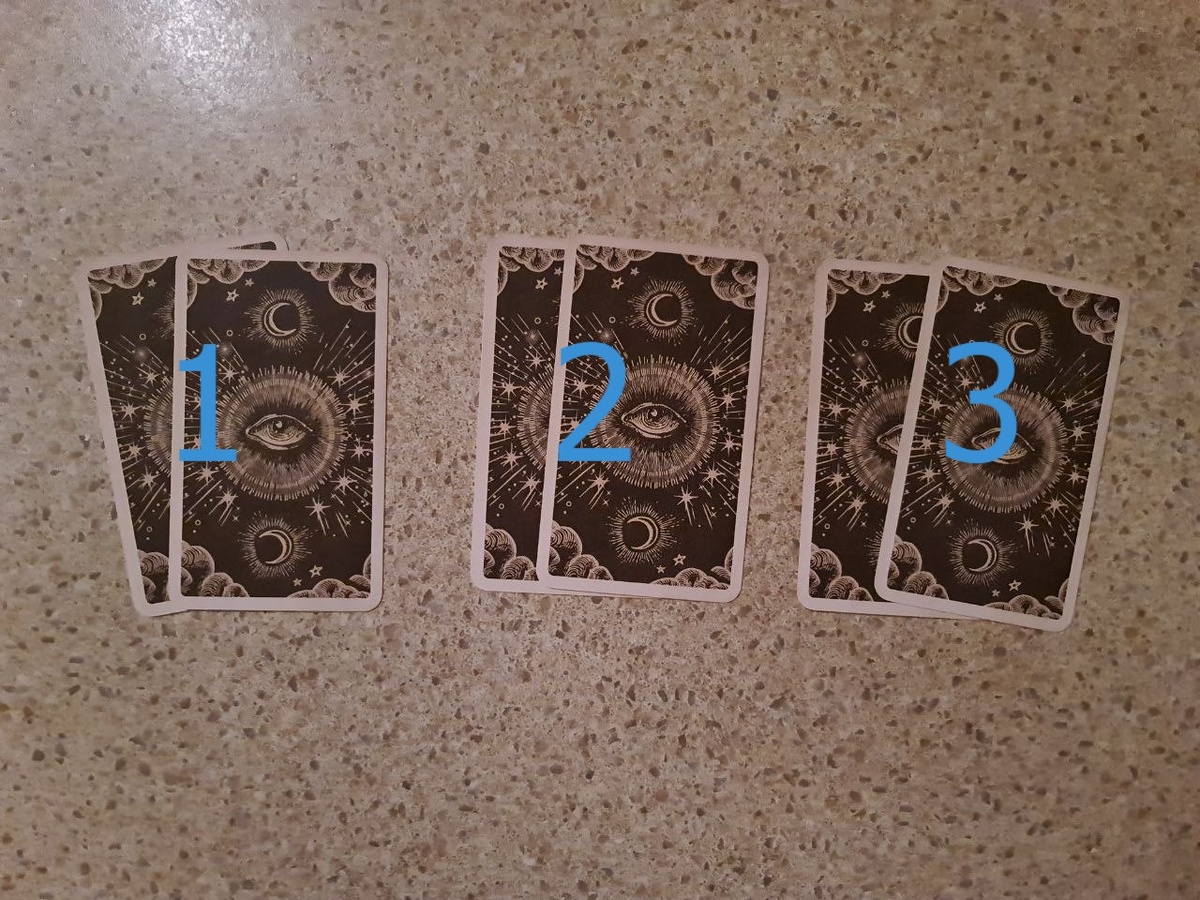 Позиции расклада. Фото автора