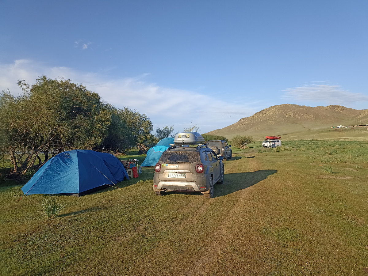 Лагерь утром