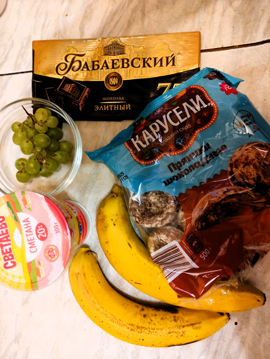 Набор продуктов из магазина «Чижик».