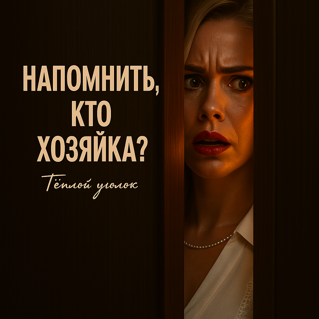 Ты живёшь у меня, а не у своей мамы. Напомнить, кто хозяйка?