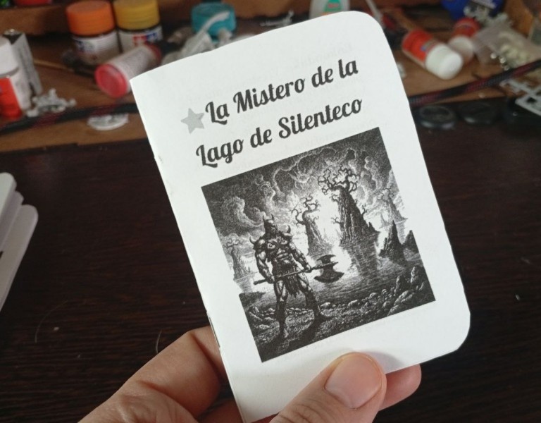 Книга-игра на Эсперанто - целое фэнтезийное приключение на одном листе А4