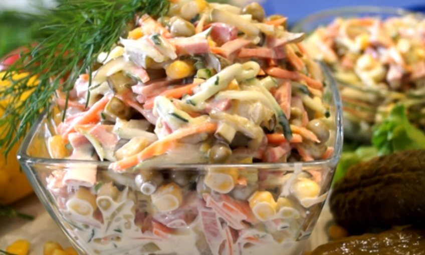 Вкус, от которого все замолкают. Салат "Хрум-Хрум" невозможно испортить (без варки и жарки), 10 минут и готово.