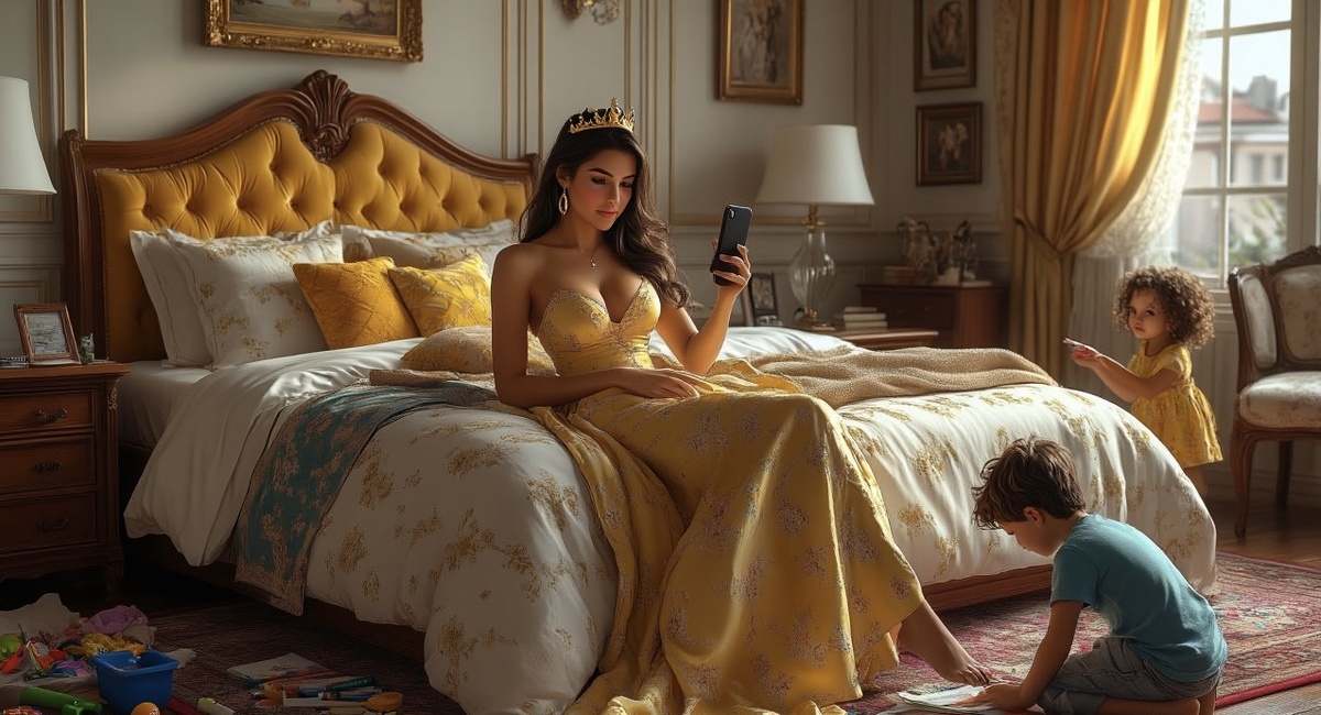 У настоящей принцессы всегда много слуг