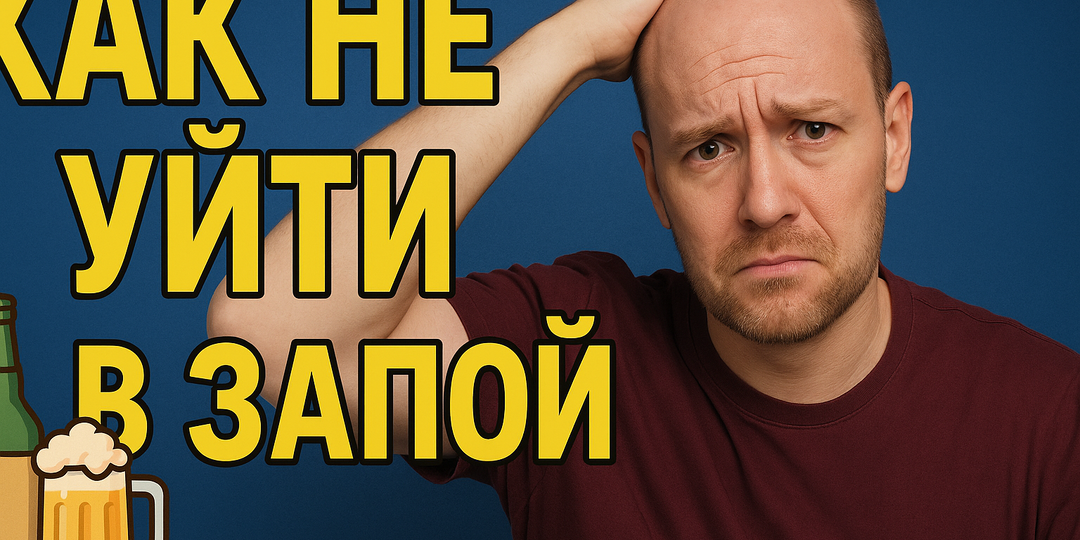 3 правила выхода из запоя. Делаю только так.