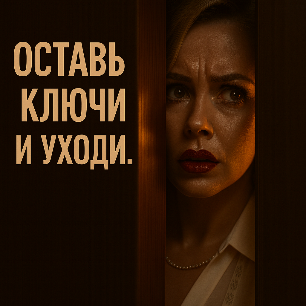 — Оставь ключи и уходи. Это не твой дом