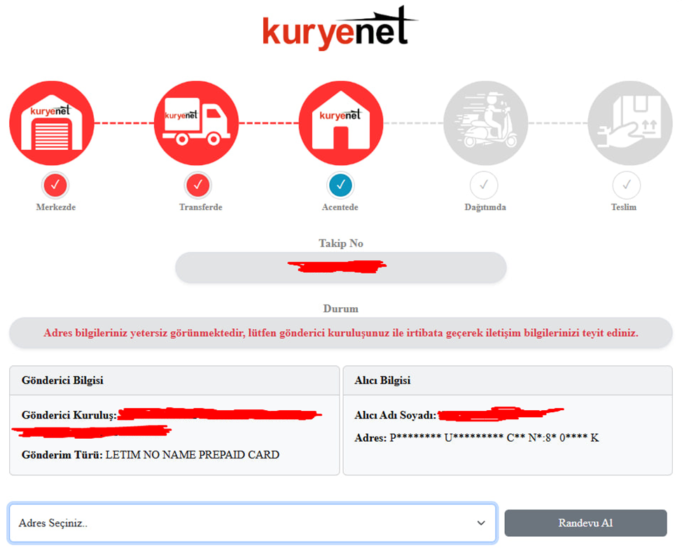 курьер был, но Вас не нашёл)