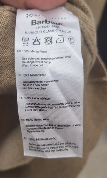 ярлычки и состав