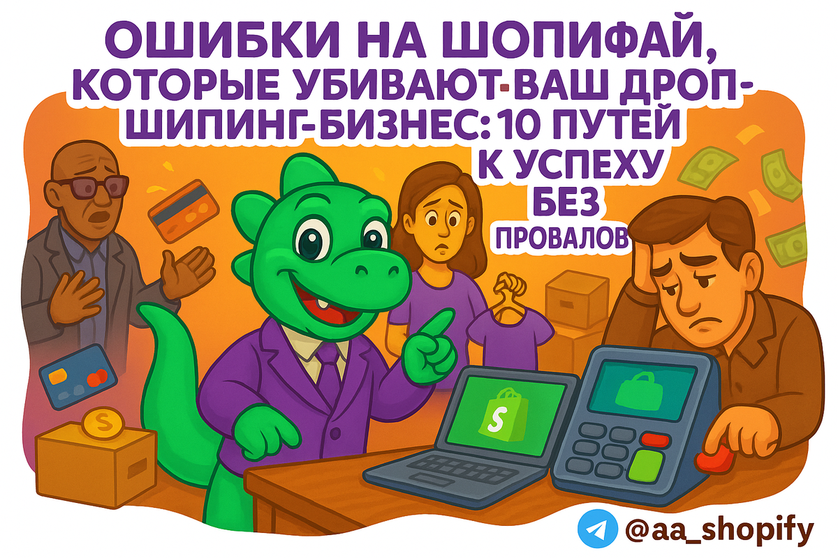    Ошибки на Шопифай, которые убивают ваш дропшиппинг-бизнес: 10 путей к успеху без провалов aa_ecom